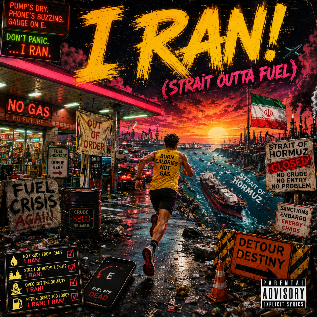 Cover art for I RAN! (Strait Outta Fuel)